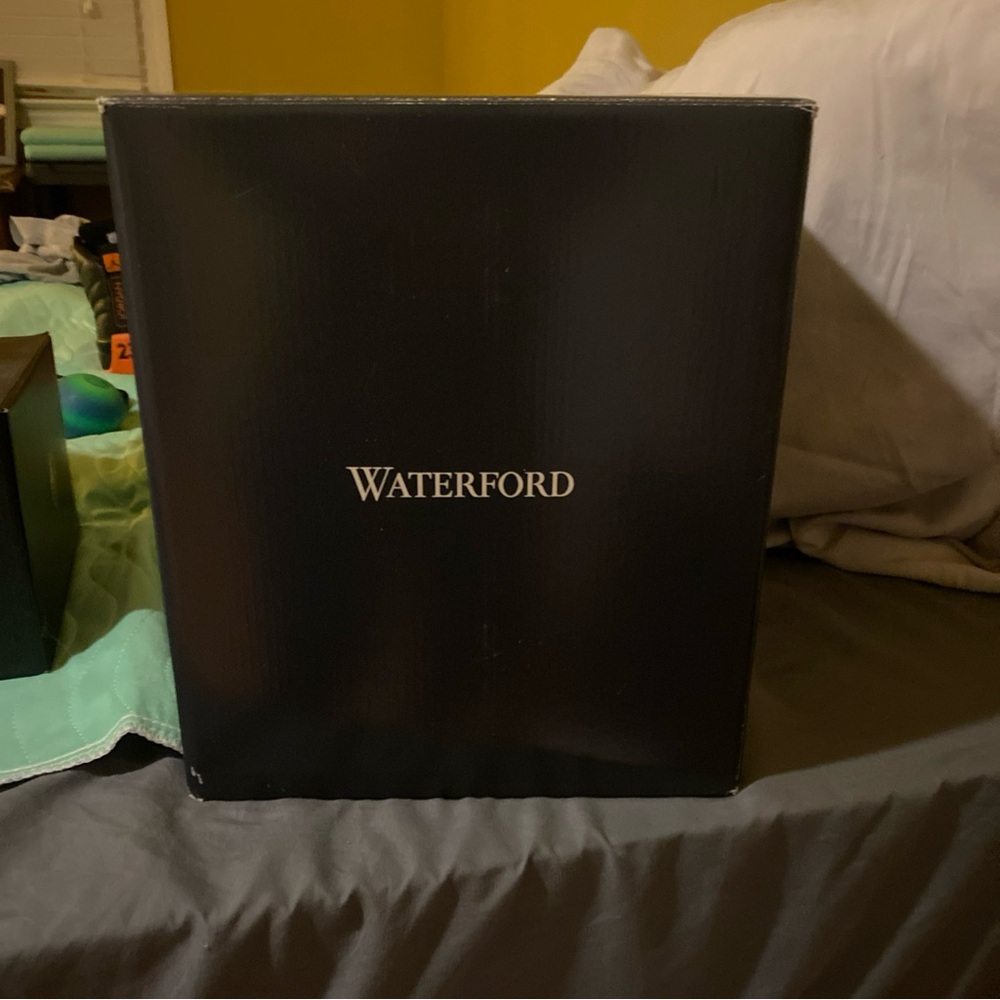 Waterford crystal seahorse goblet set